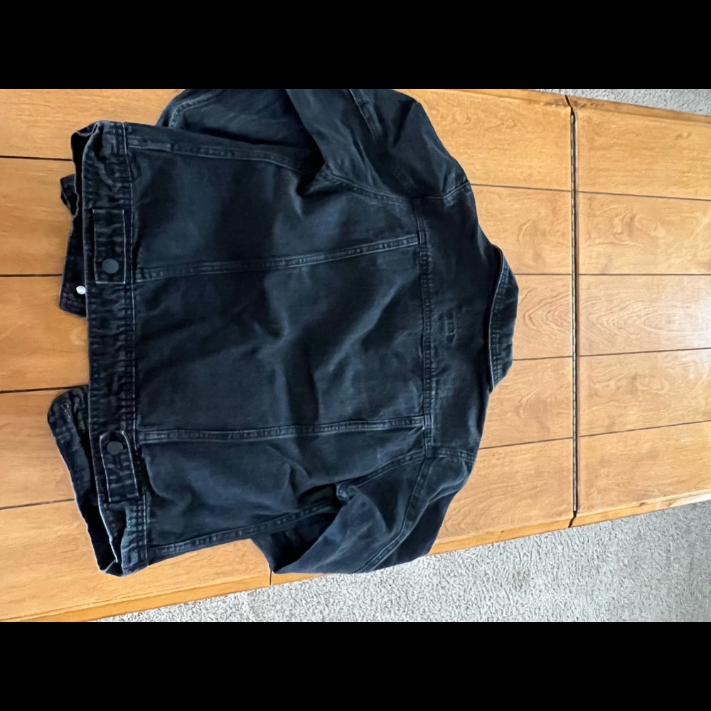 Black Universal Thread Denim Jacket - image 3
